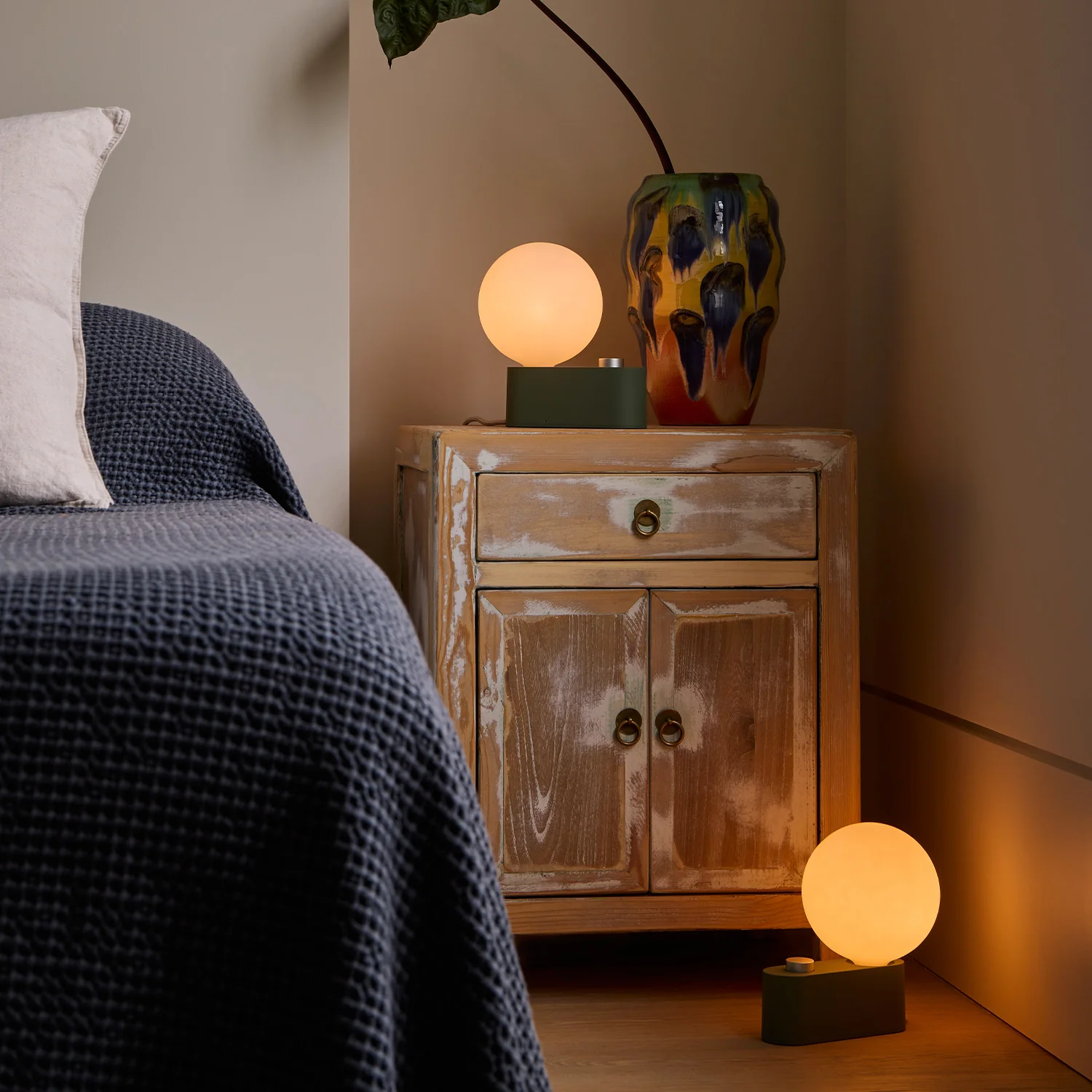 Alumina Multi-Use Lamp in Sage - Set of 2 - Image 3