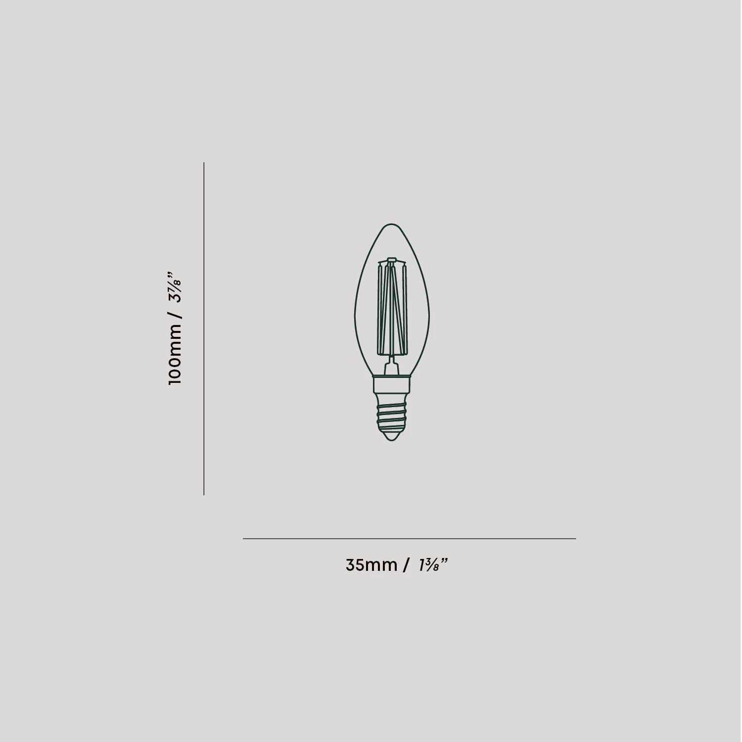 Candle E14 LED Bulb - Image 3