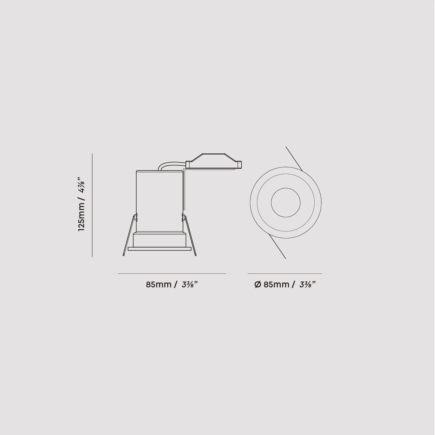 Core IP65 Fire-Rated Recessed Downlight + GU10 - Image 5