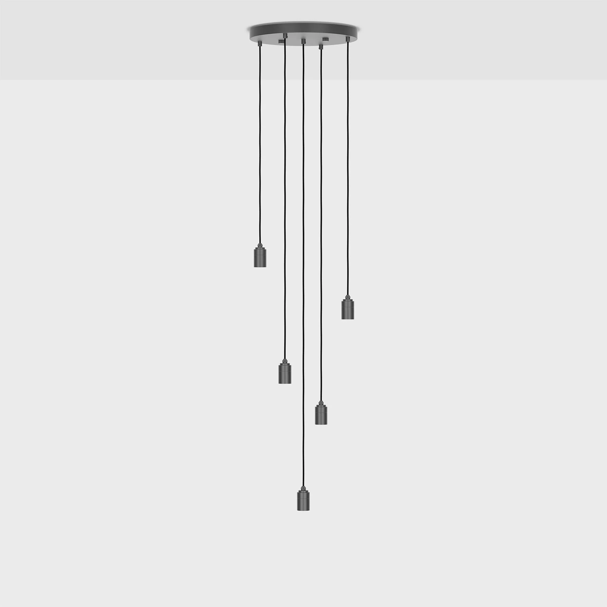 Five Pendant in Graphite + Sphere V - Image 4