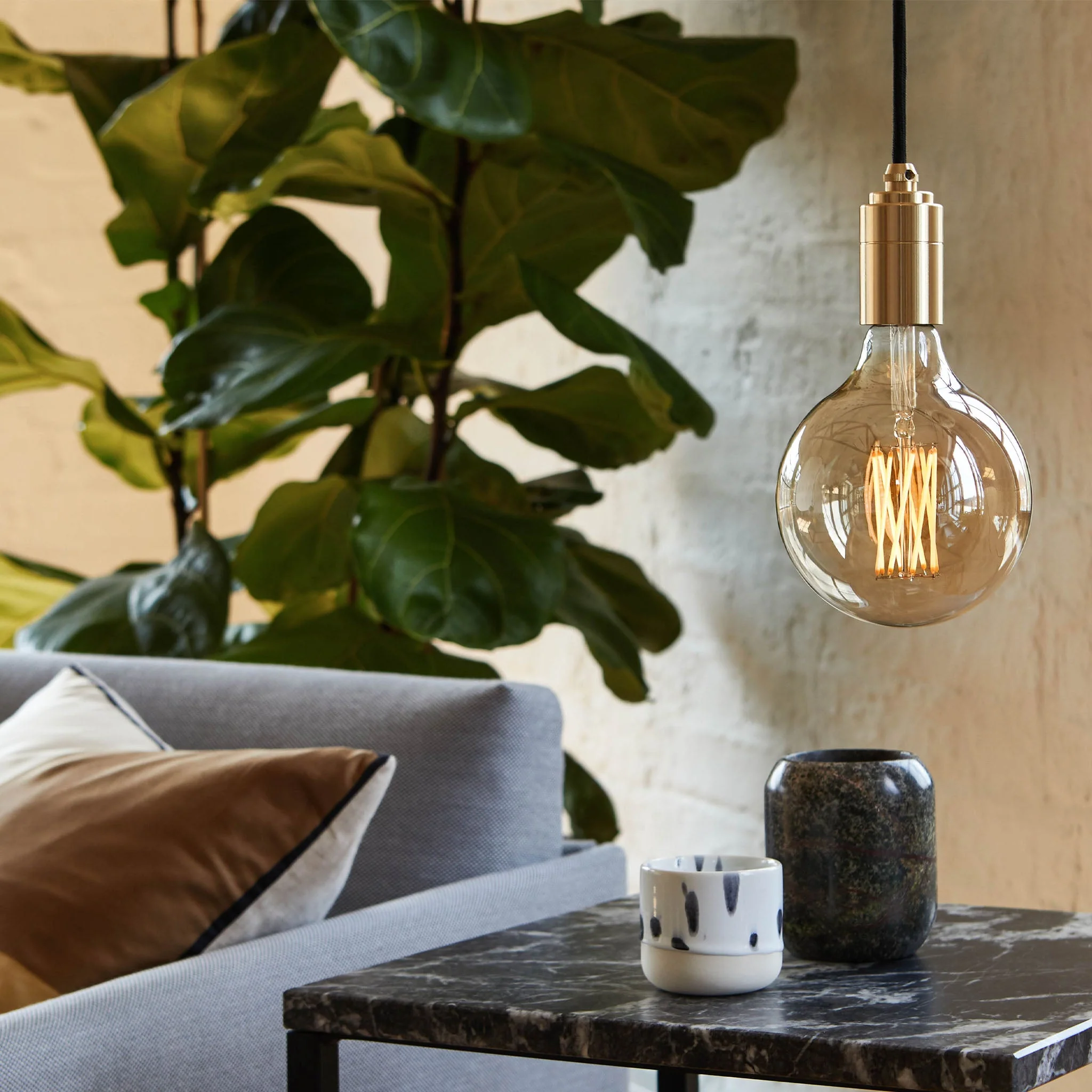 Gaia Pendant Light in Brass - Image 4