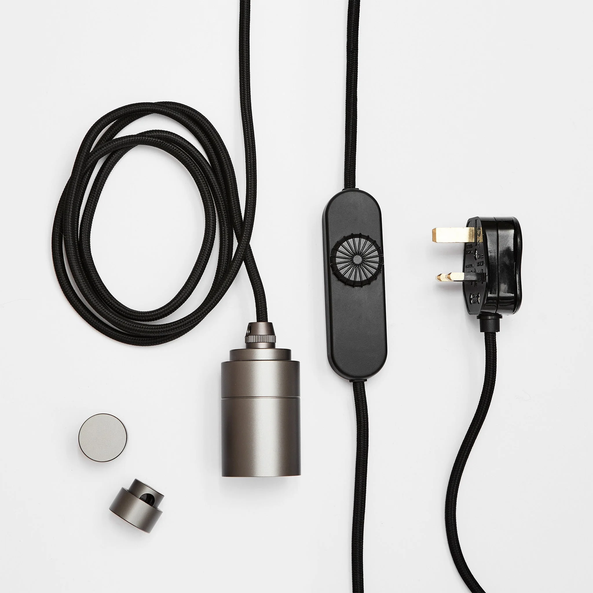 Gaia Plug-In Pendant in Graphite - Image 7