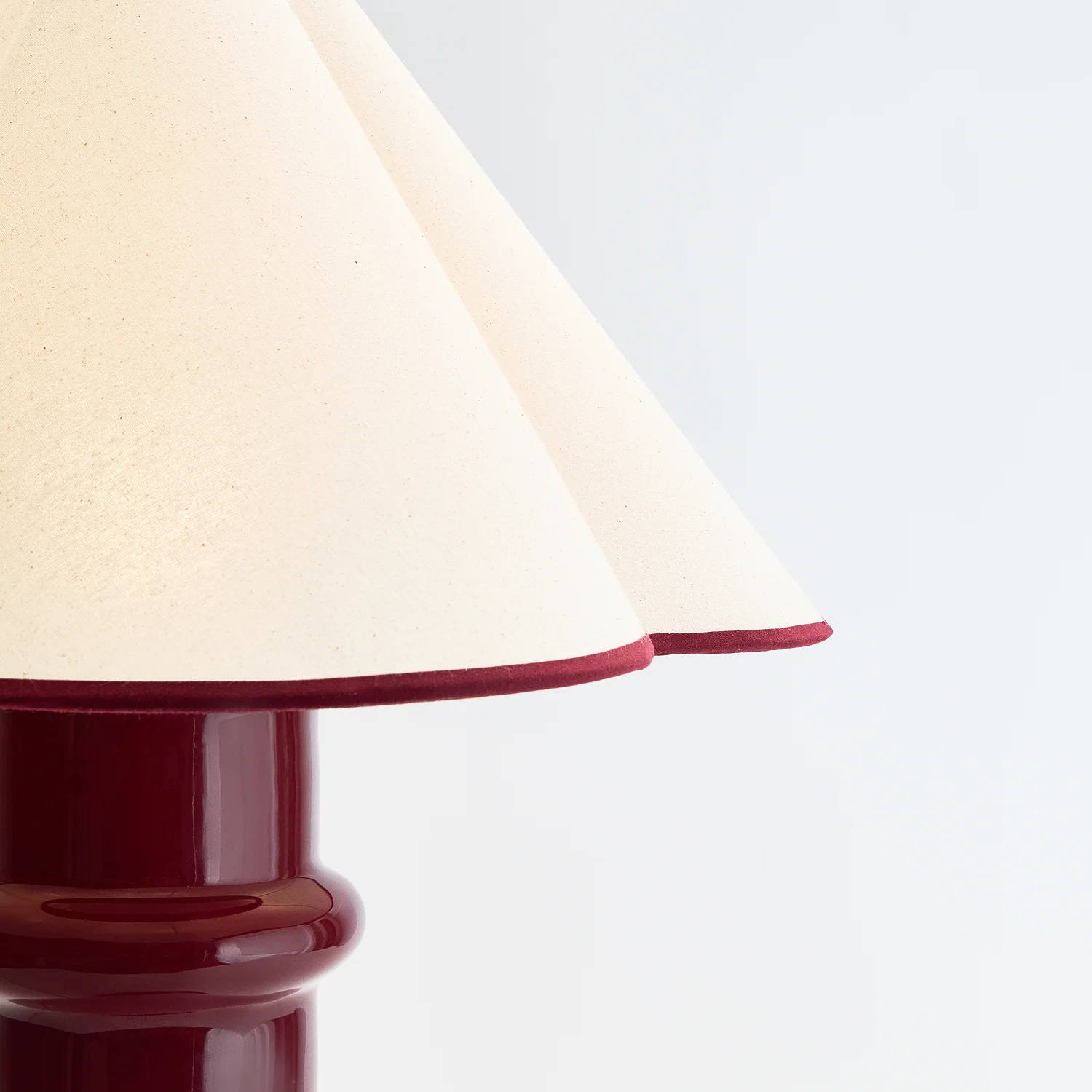Heath Table Lamp in Port Red - Image 12
