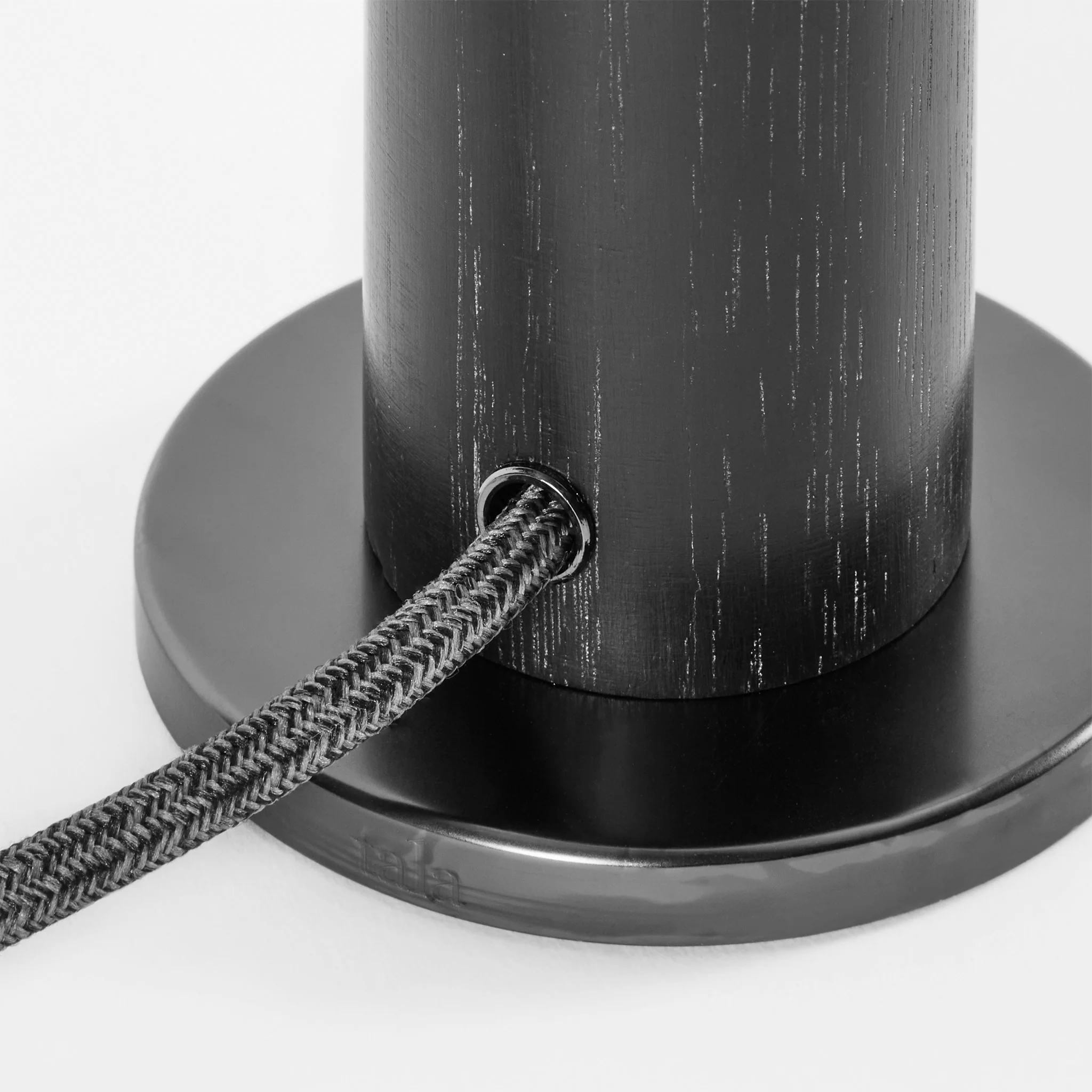 Knuckle Table Lamp in Blackened Oak + Sphere IV Set - Image 6