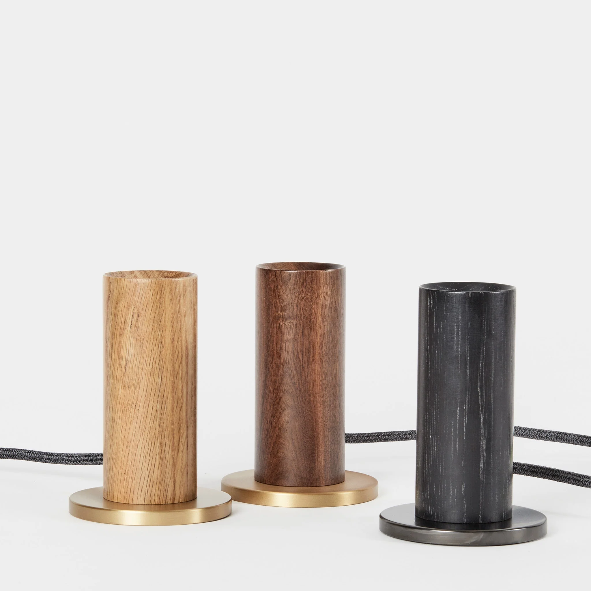 Knuckle Table Lamp in Oak - Image 3