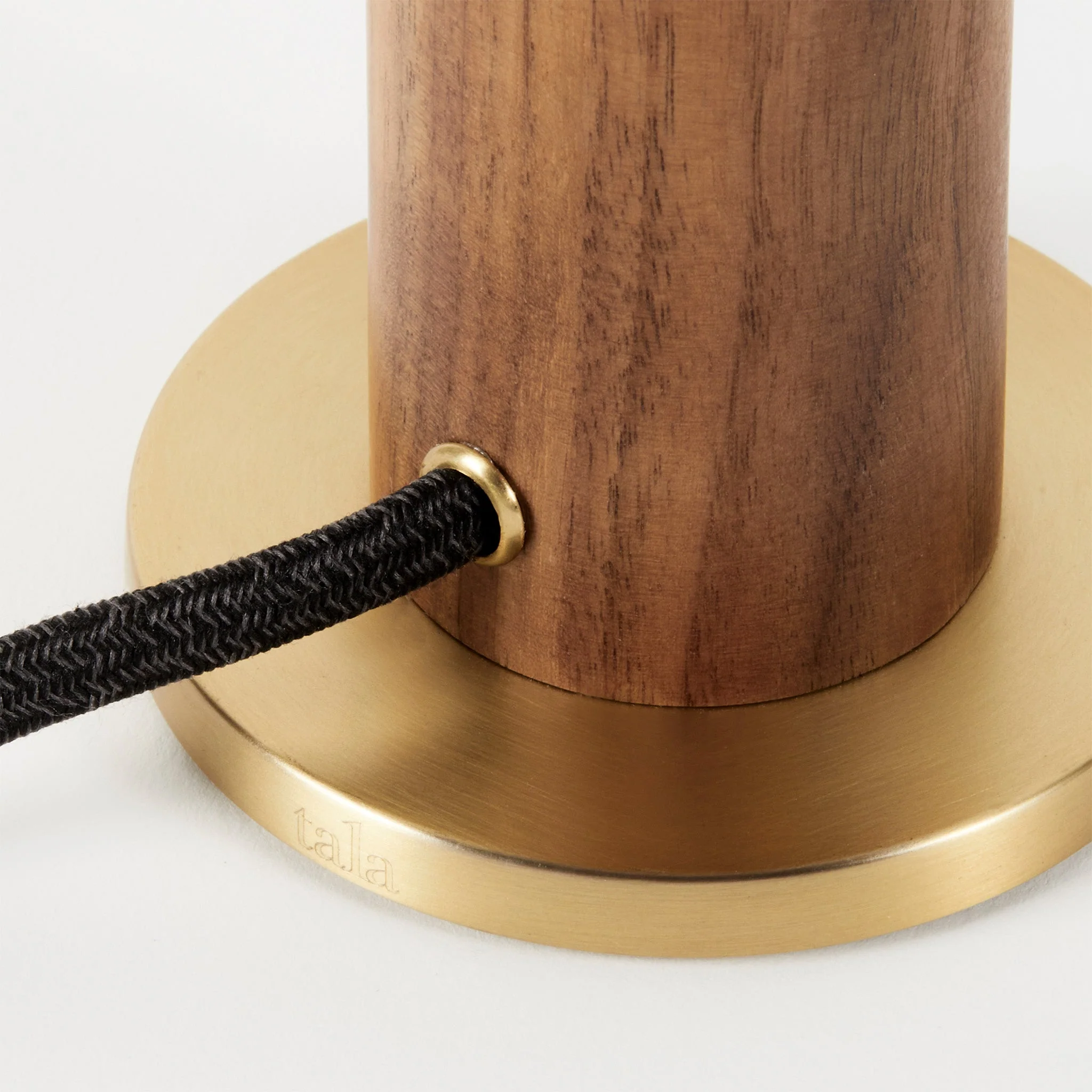 Knuckle Table Lamp in Walnut + Sphere IV Set - Image 6