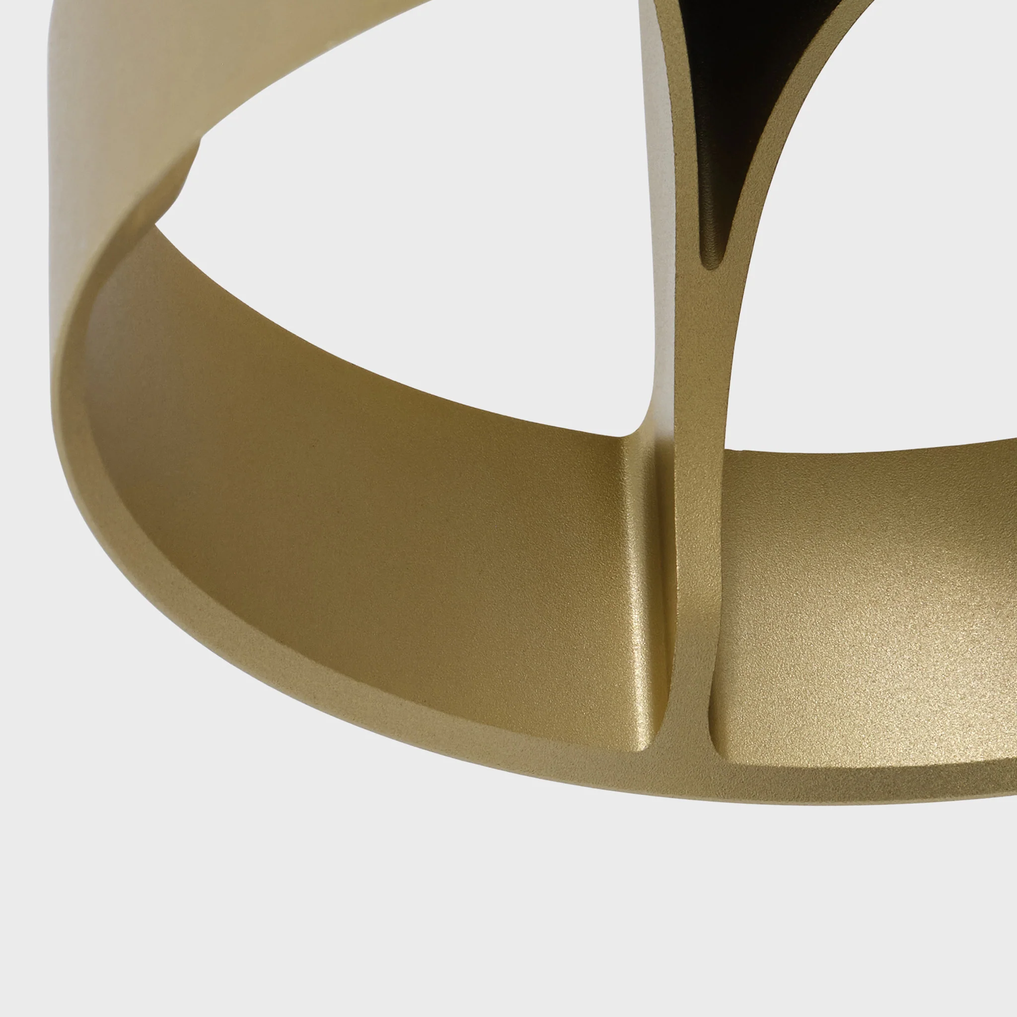 Loop Single Pendant in Gold + Sphere IV - Image 6