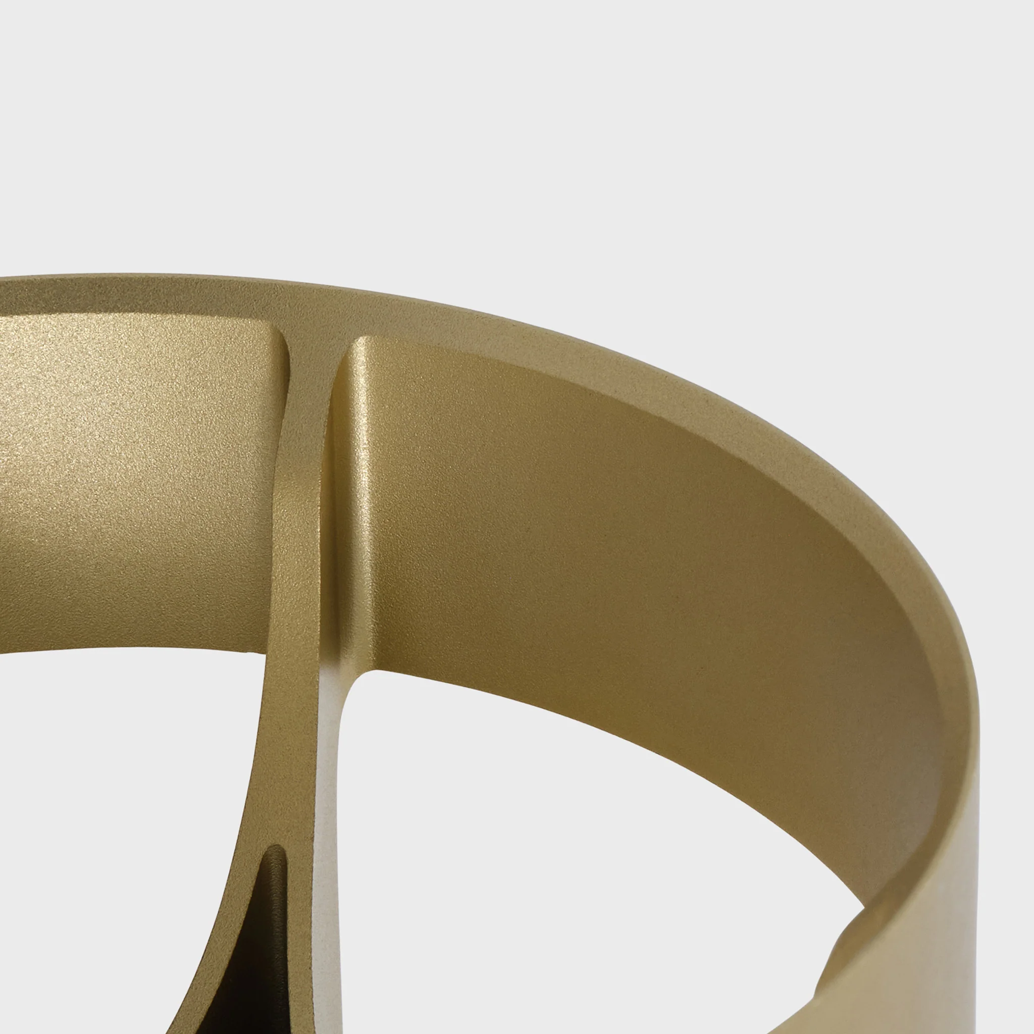 Loop Table Lamp in Gold + Sphere IV - Image 5