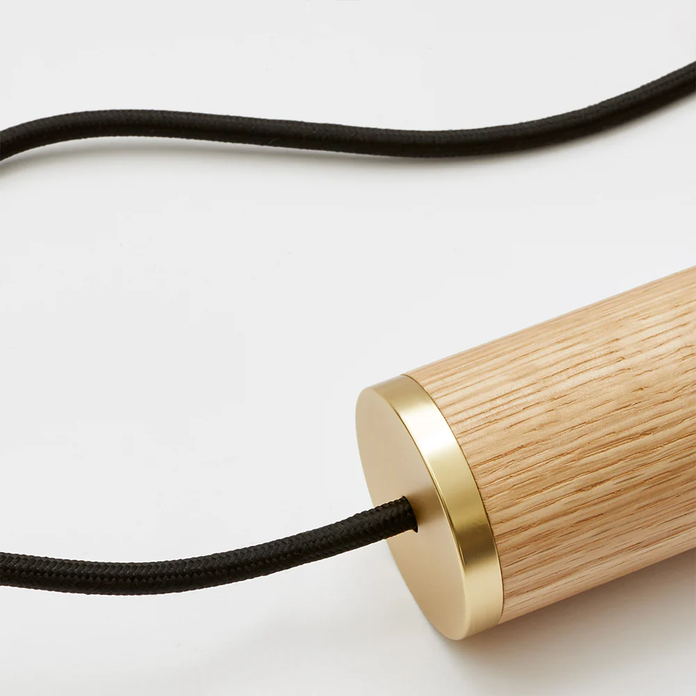 Nine Pendant in Oak + Voronoi II - Image 7