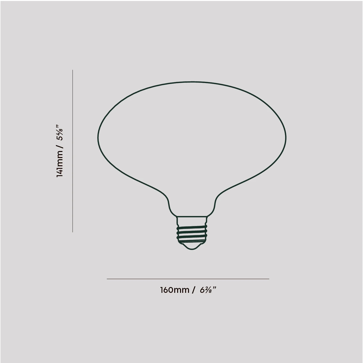 Oval E27 LED Bulb - Image 5