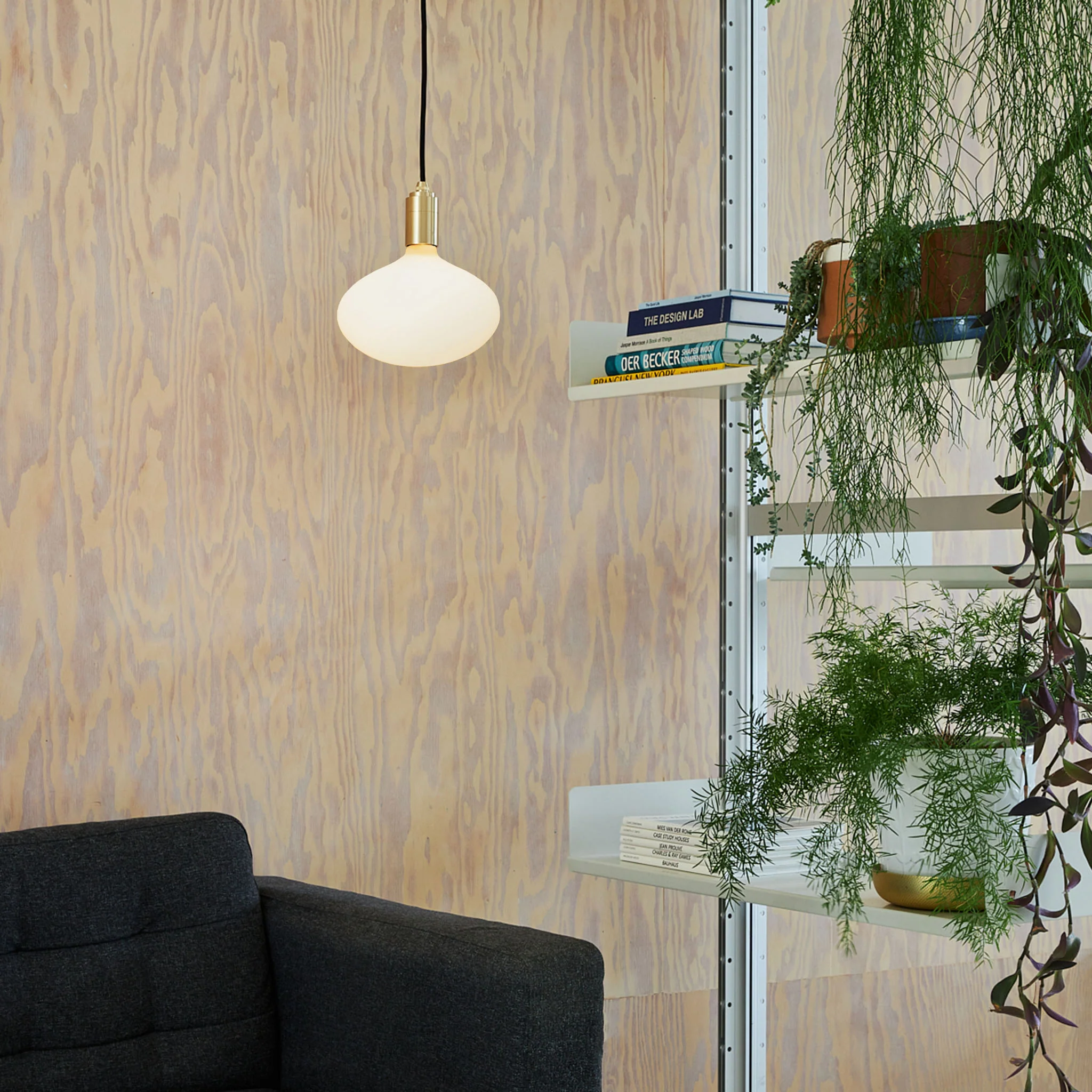 Oval II Pendant Light in Brass - Image 3