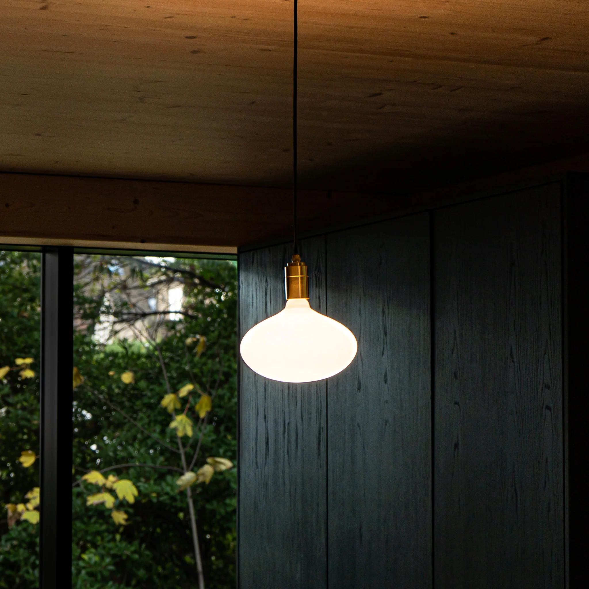 Oval II Plug-In Pendant in Brass - Image 3