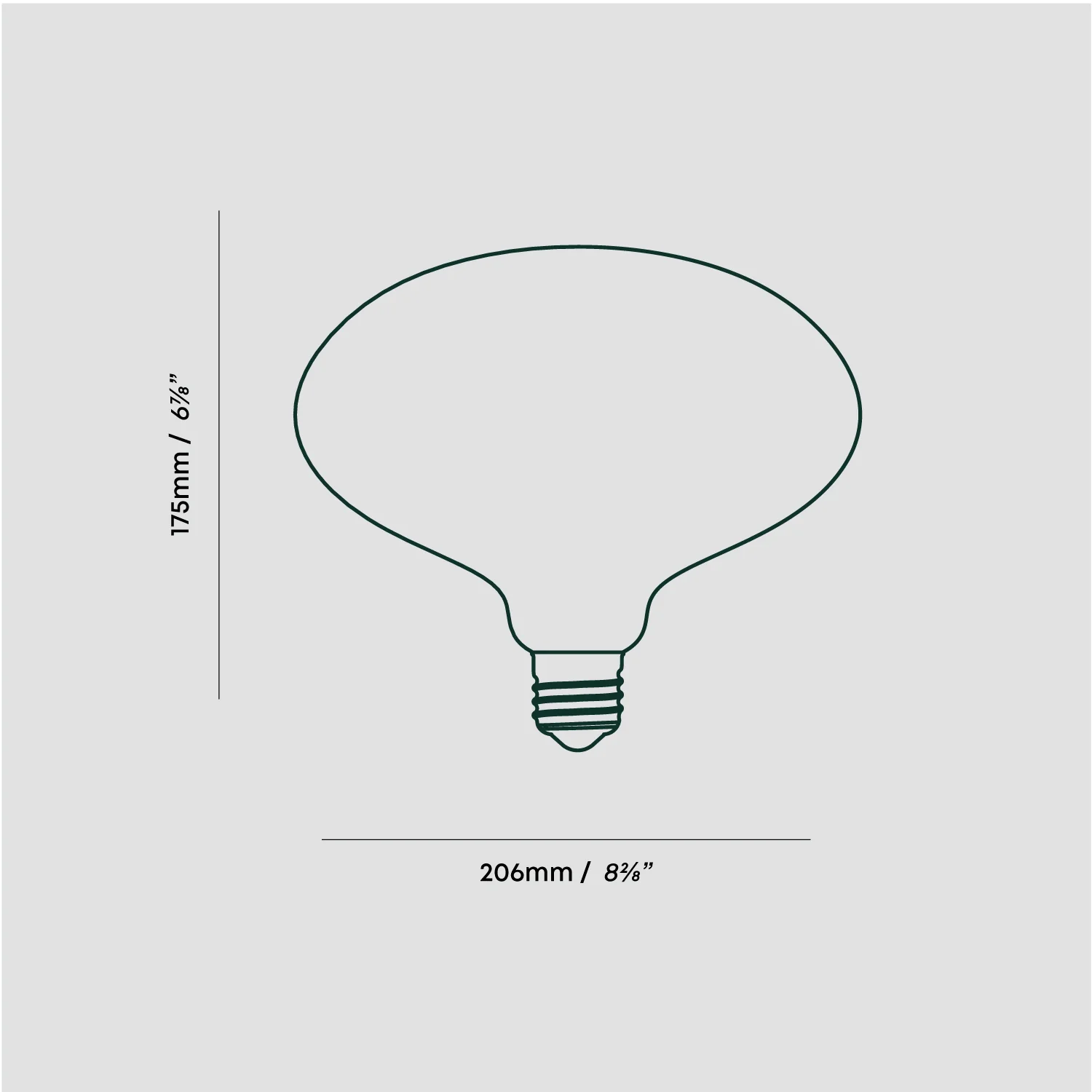 Oval II E27 Dim-to-Warm LED Bulb - Image 4