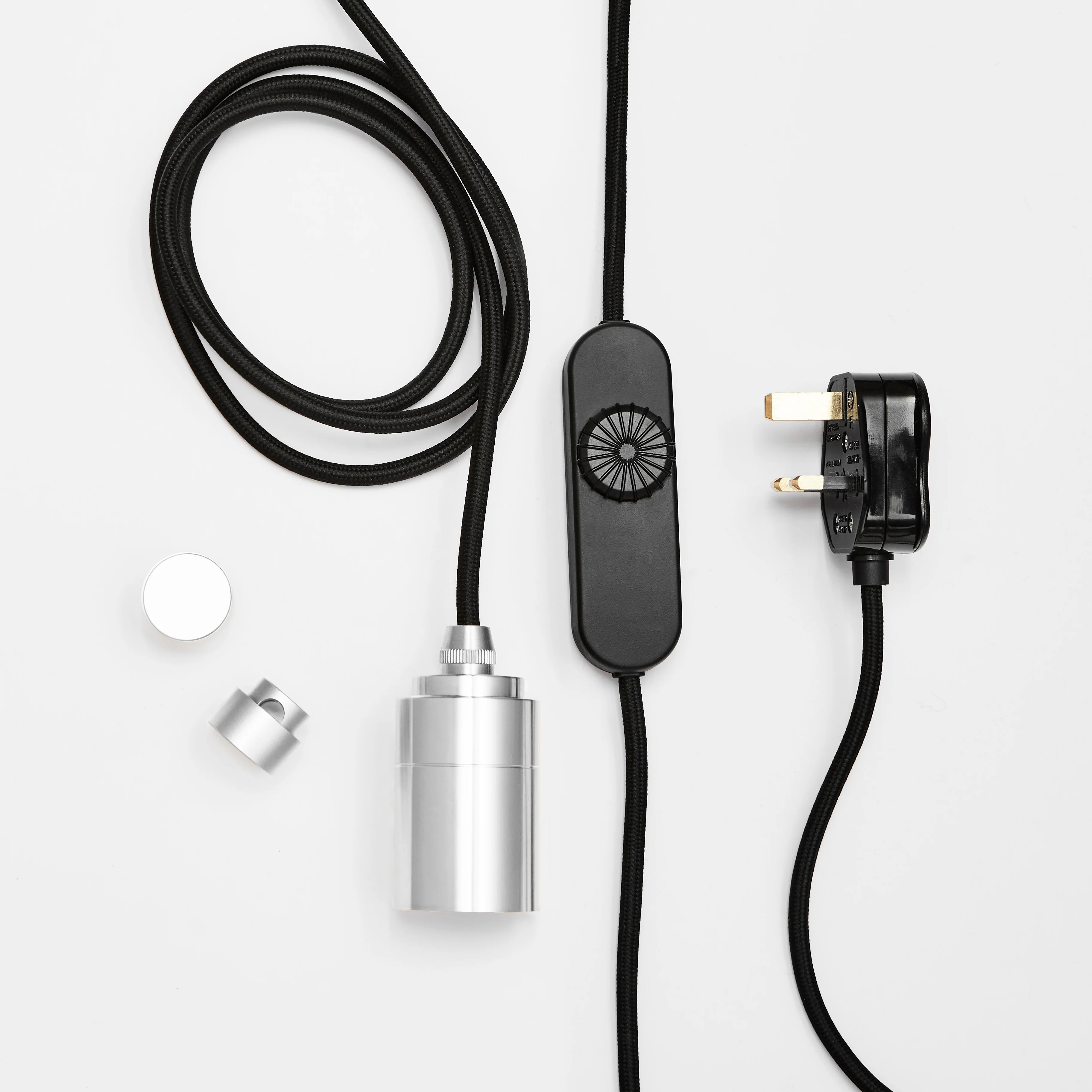 Voronoi I Plug-In Pendant in Stainless Steel - Image 4