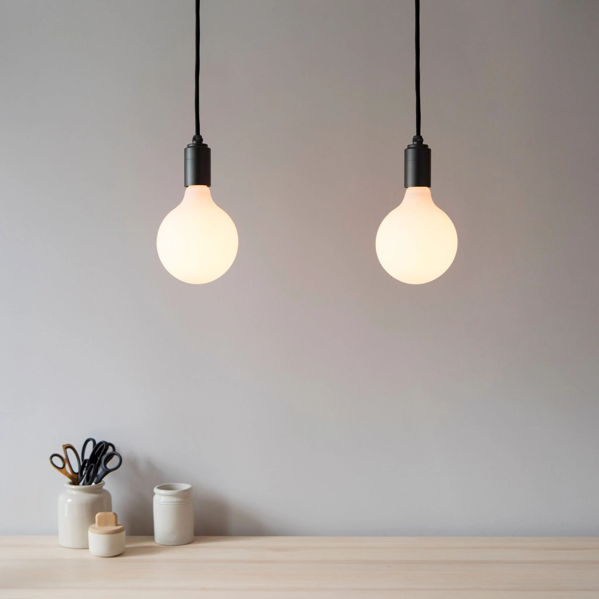 Porcelain III Pendant Light in Walnut - Image 4