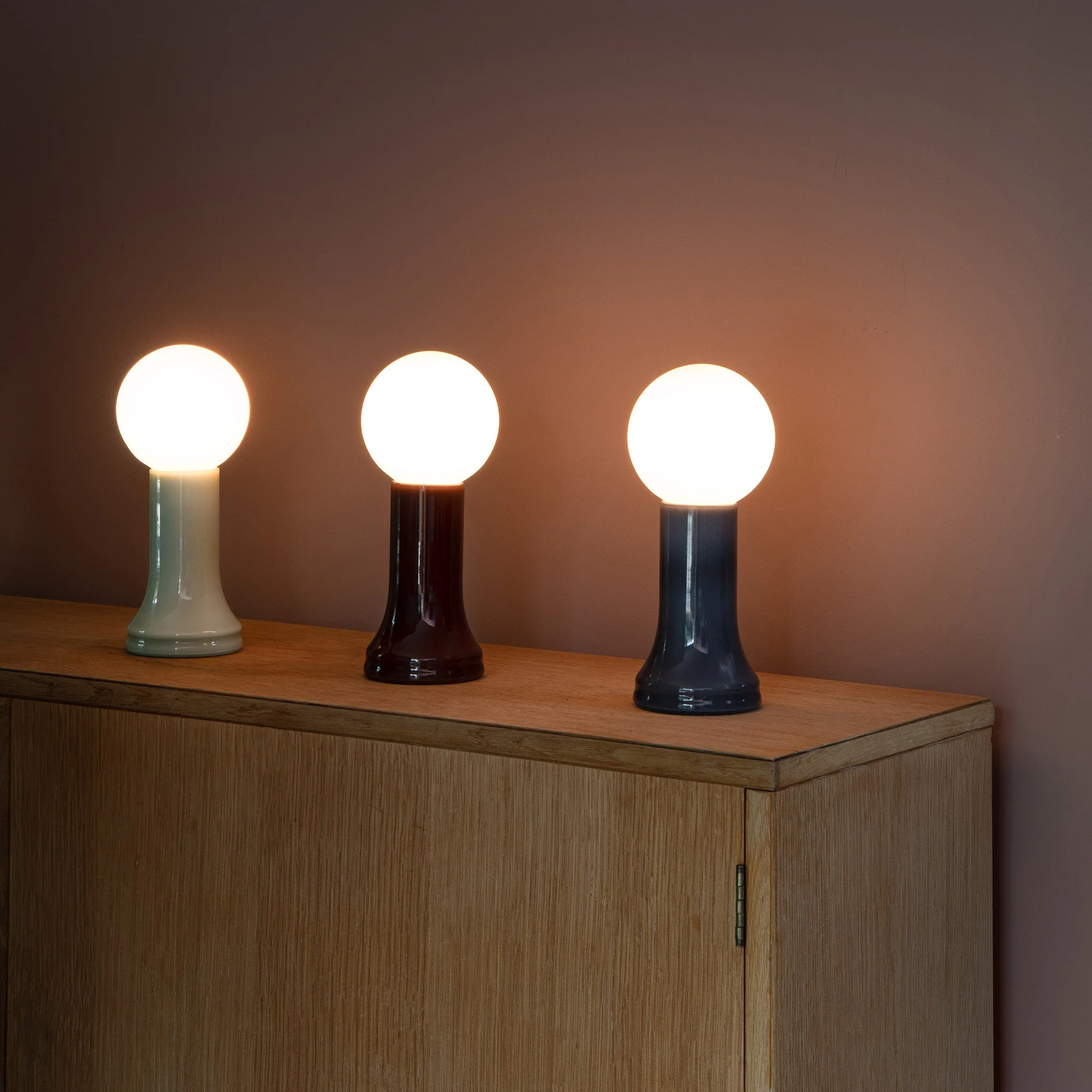 Shore Table Lamp in Bottle Brown - Set of 2 - Image 12