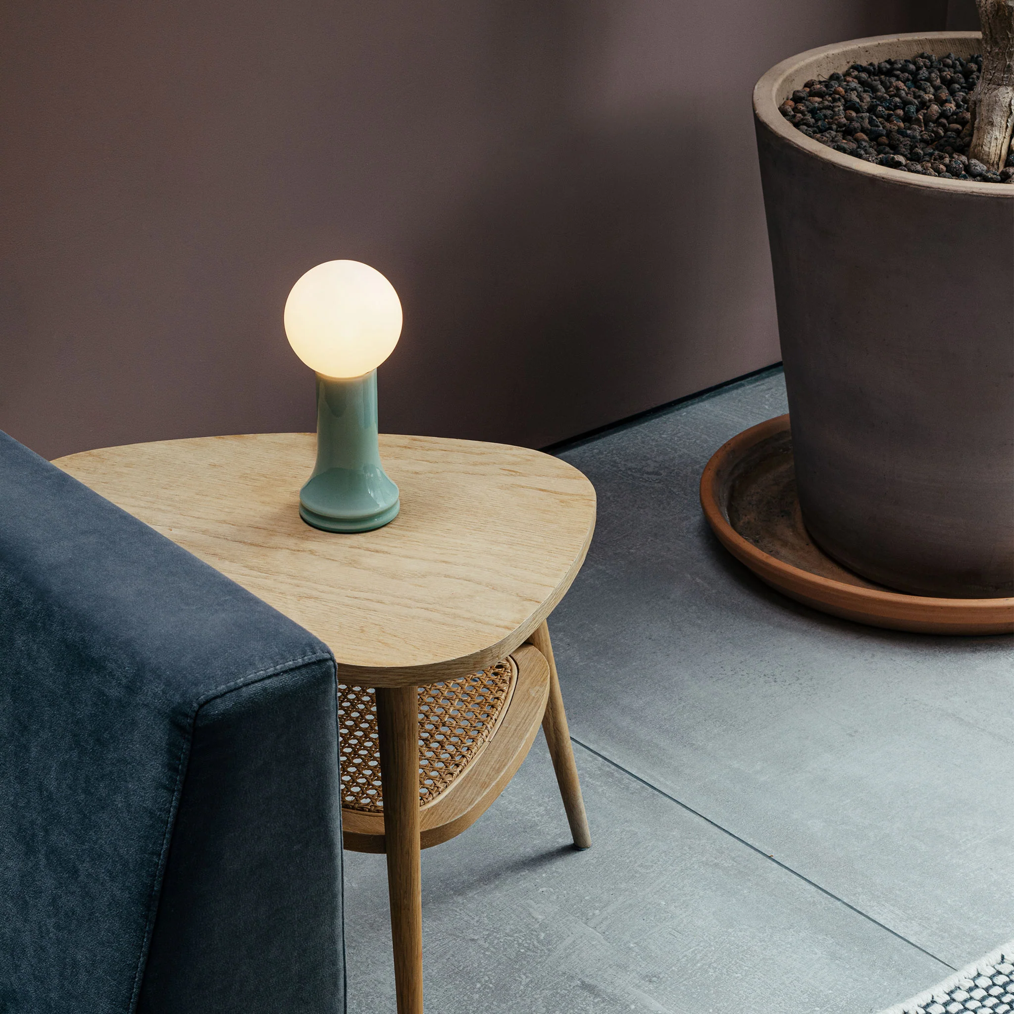Shore Table Lamp in Sea Green - Image 7