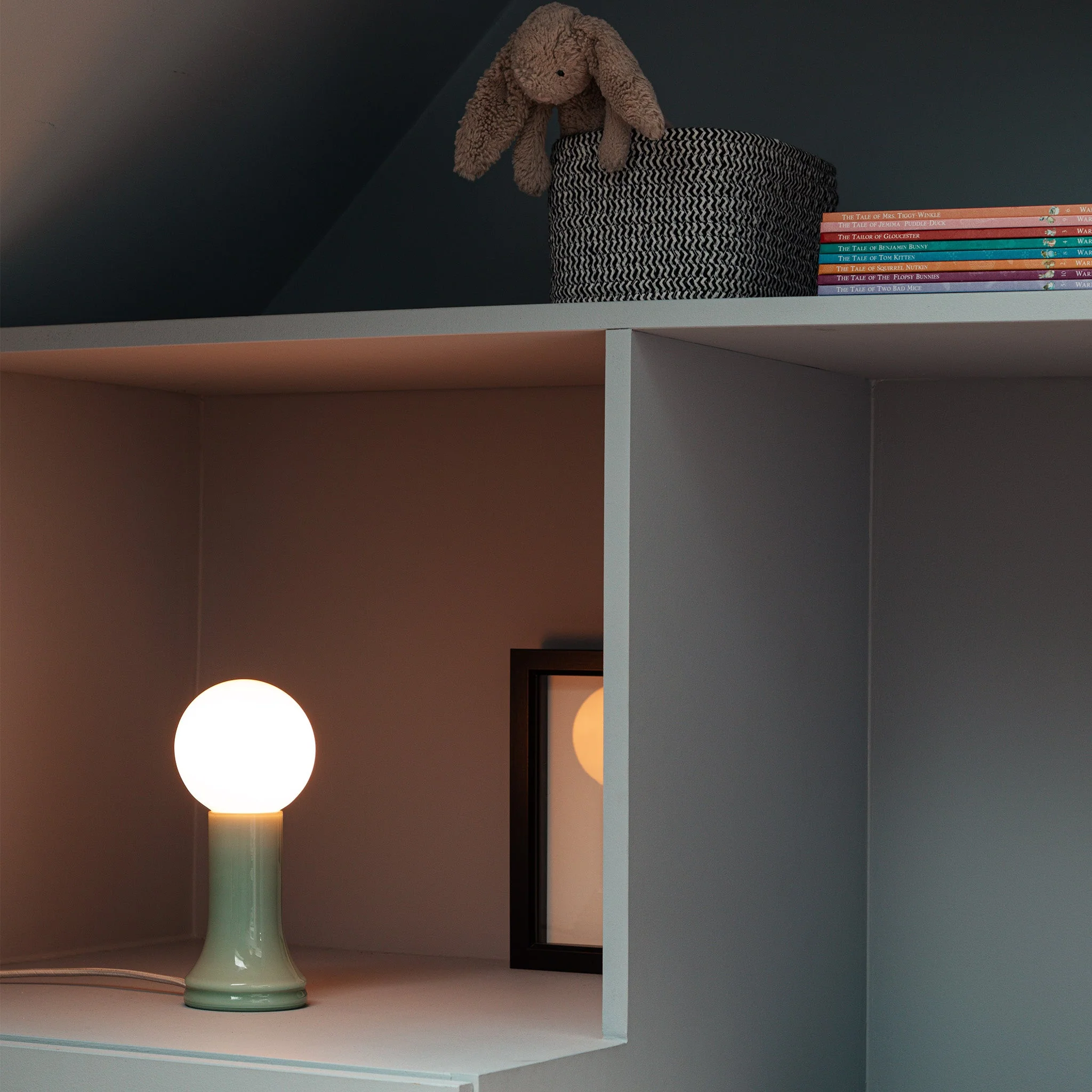 Shore Table Lamp in Sea Green - Set of 2 - Image 8