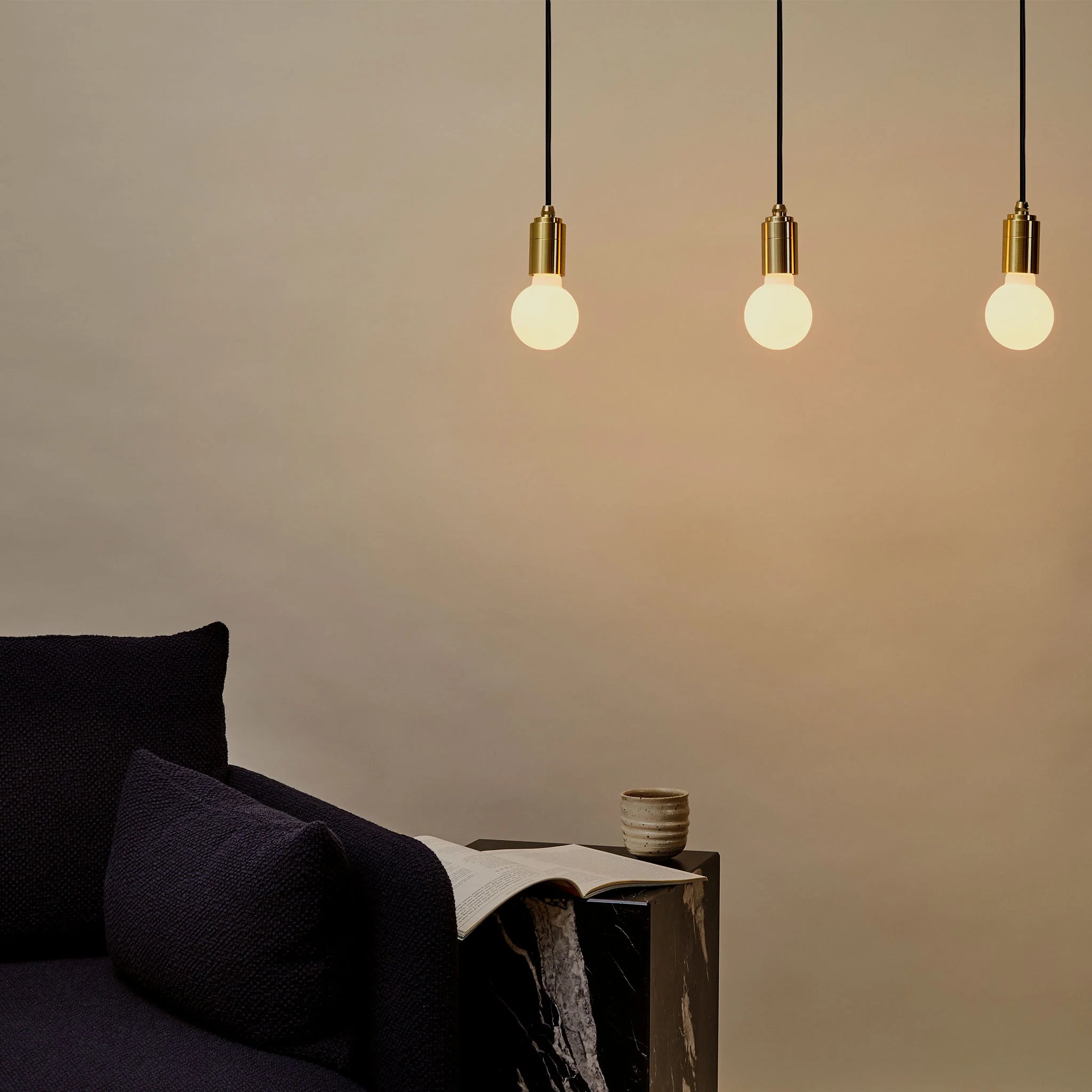 Sphere II Pendant Light in Walnut - Image 3