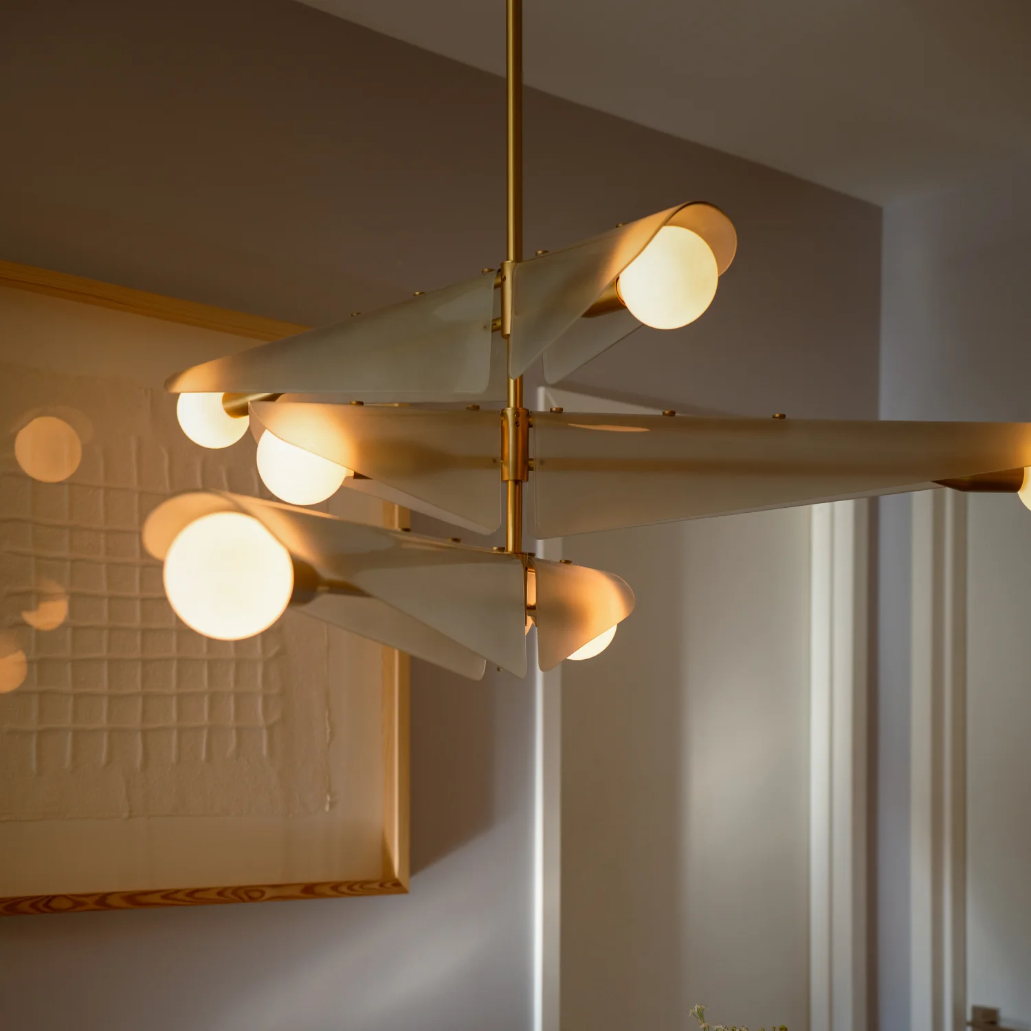 Sycamore Chandelier 3 Tiers in Dawn Grey - Image 4
