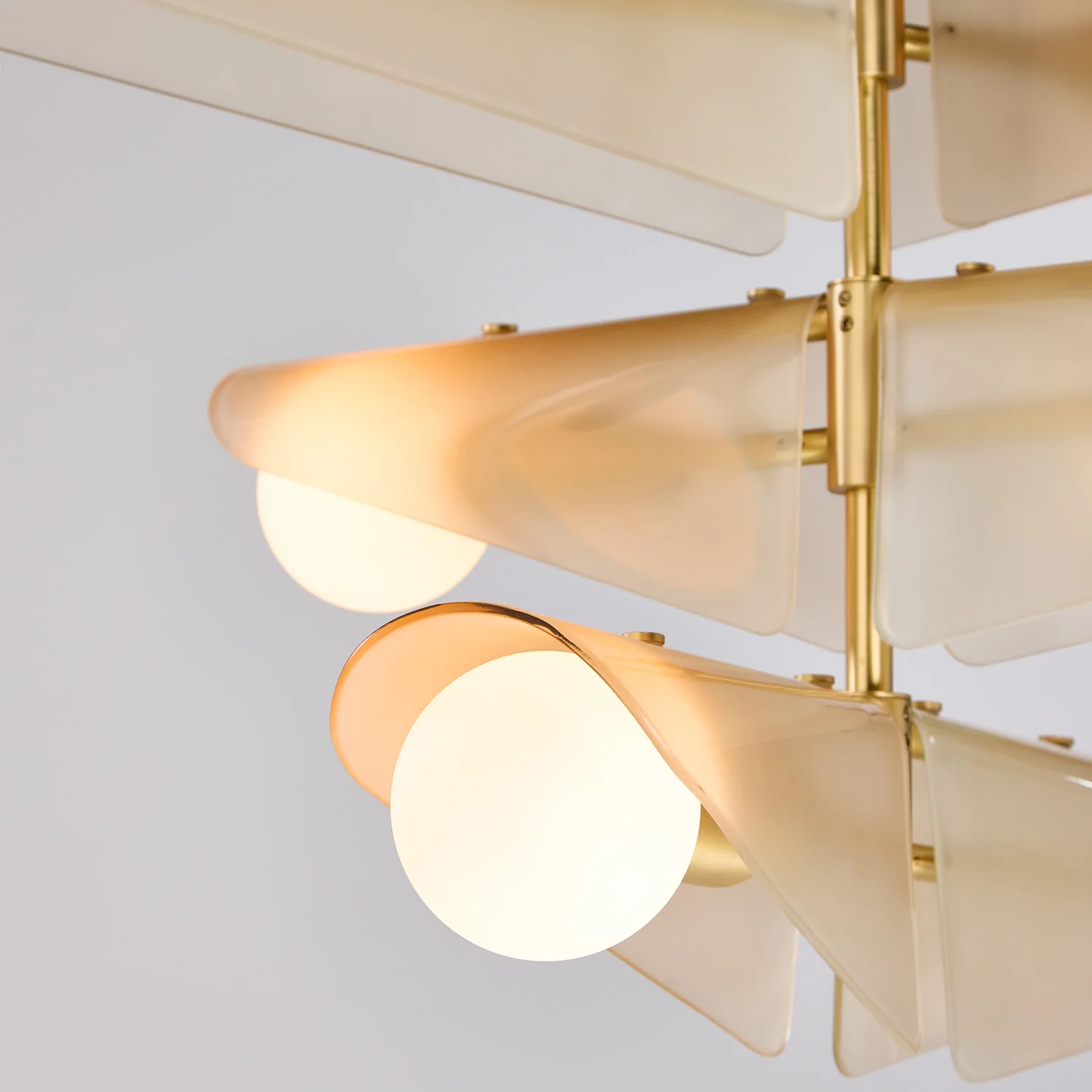 Sycamore Chandelier 3 Tiers in Dusk Pink - Image 10