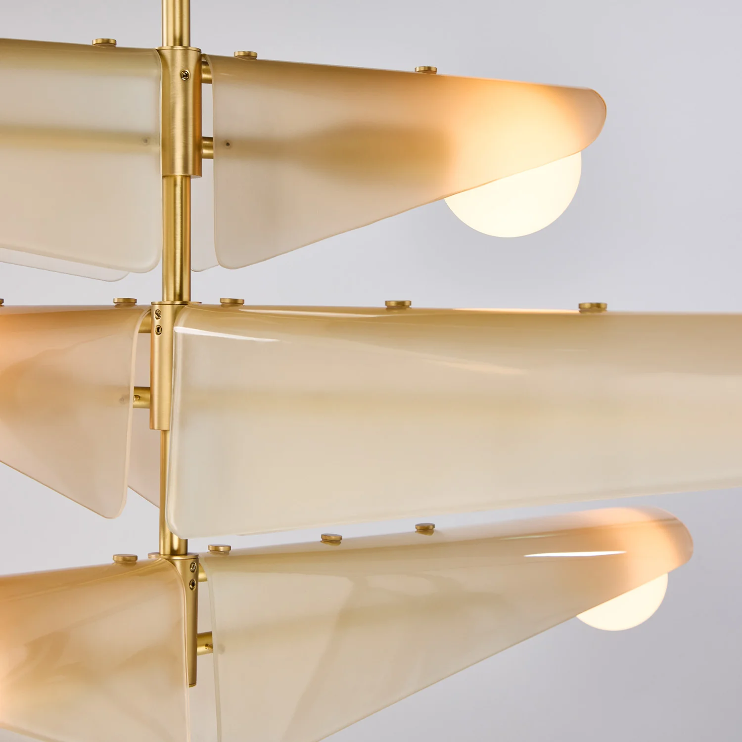 Sycamore Chandelier 3 Tiers in Dusk Pink - Image 6
