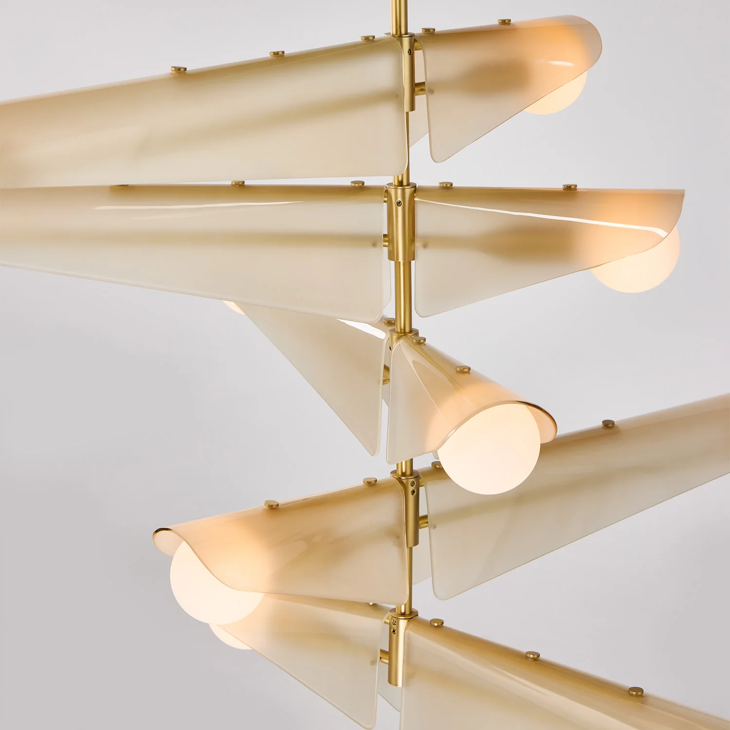 Sycamore Chandelier 5 Tiers in Dusk Pink - Image 7
