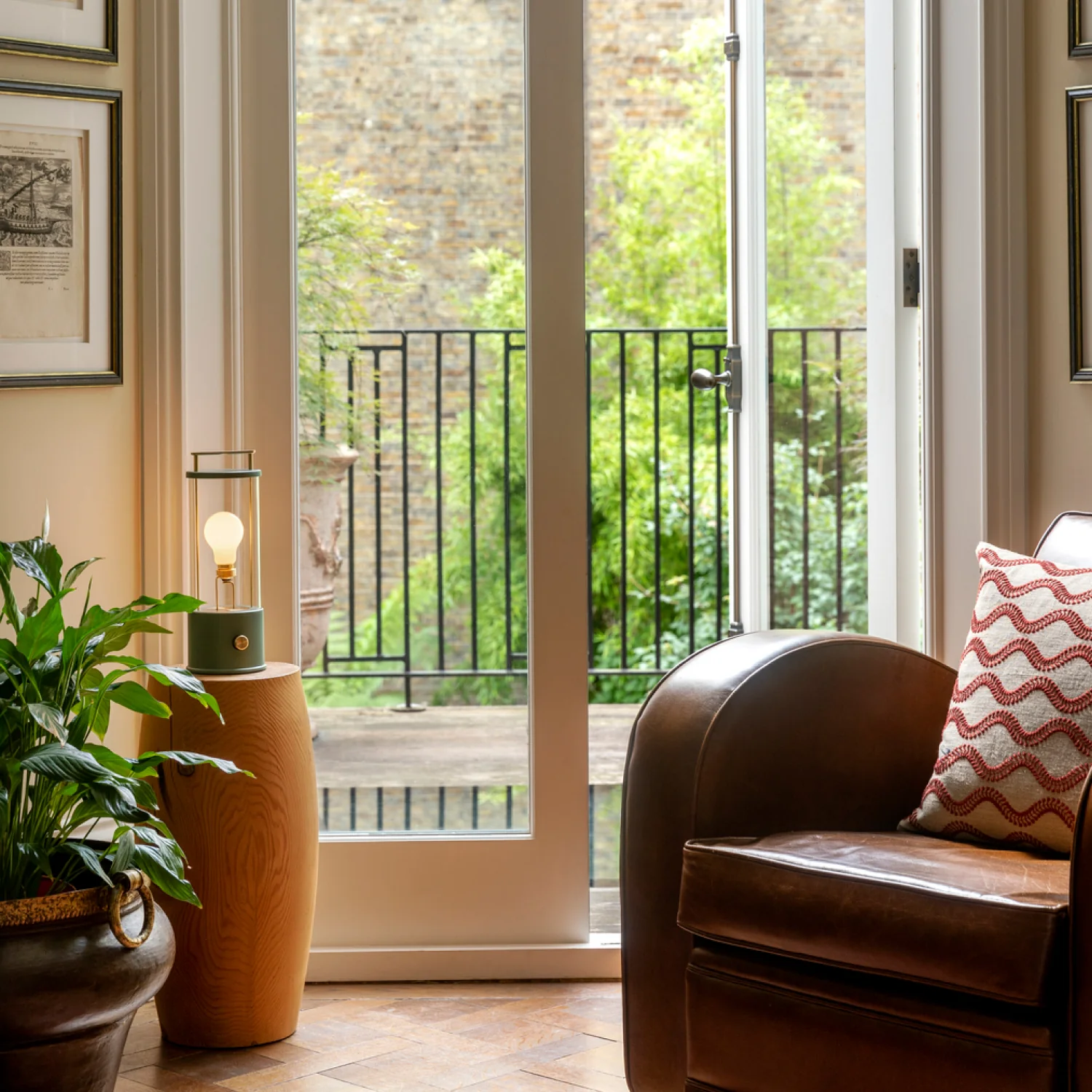 The Muse 2.0 Portable Lamp in Pleasure Garden Green - Image 4