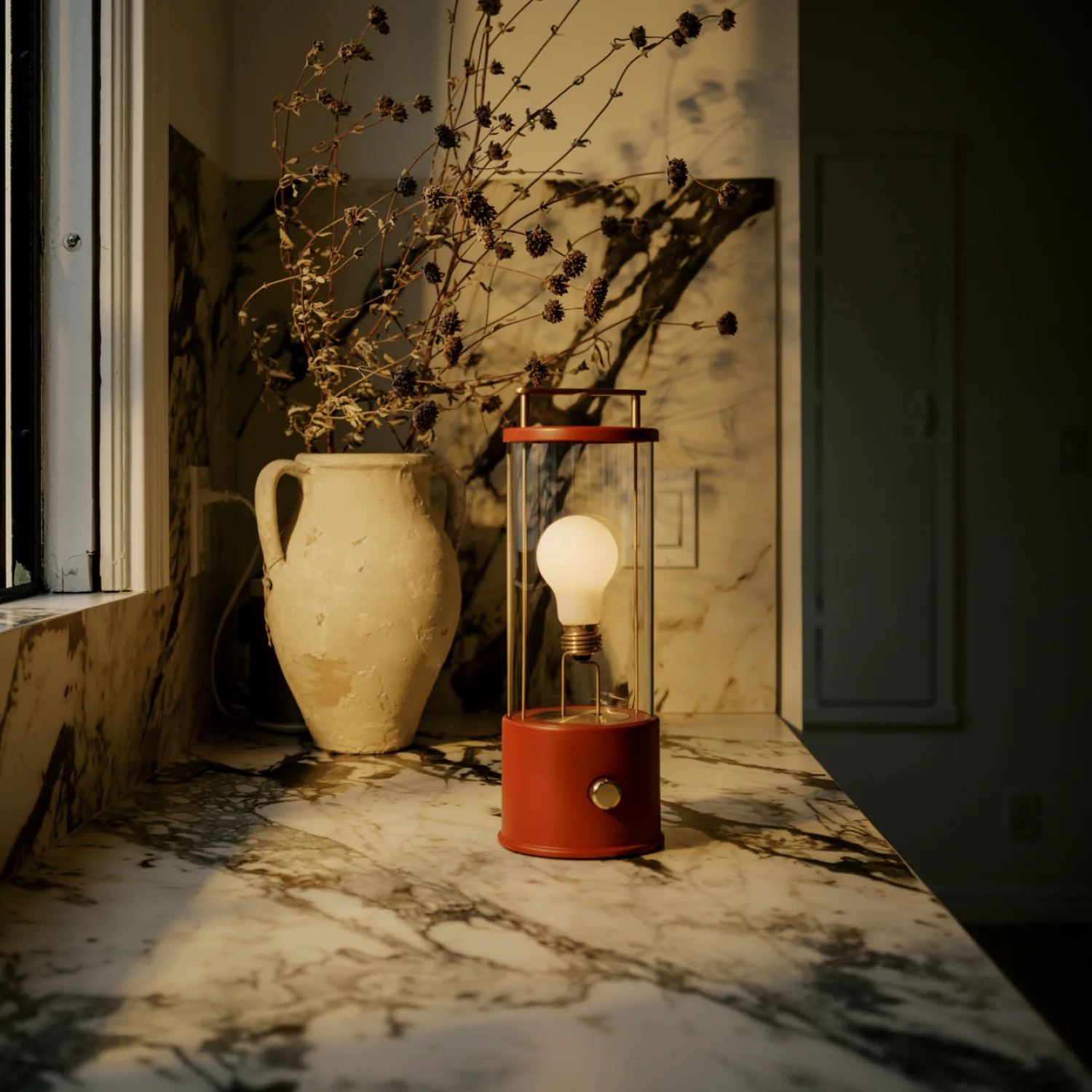 The Muse 2.0 Portable Lamp in Pomona Red - Image 5