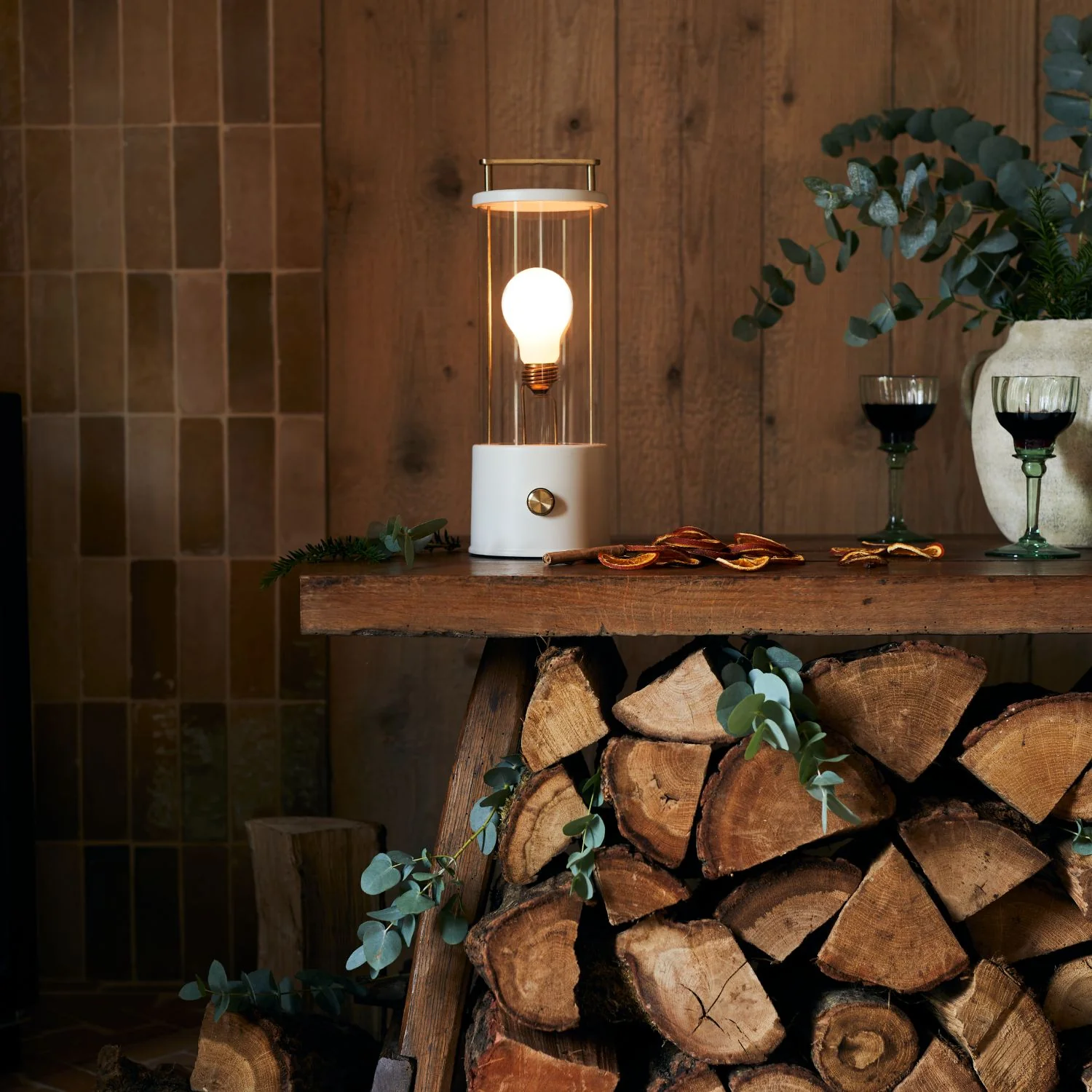 The Muse 1.0 Portable Lamp in Candlenut White - Image 4