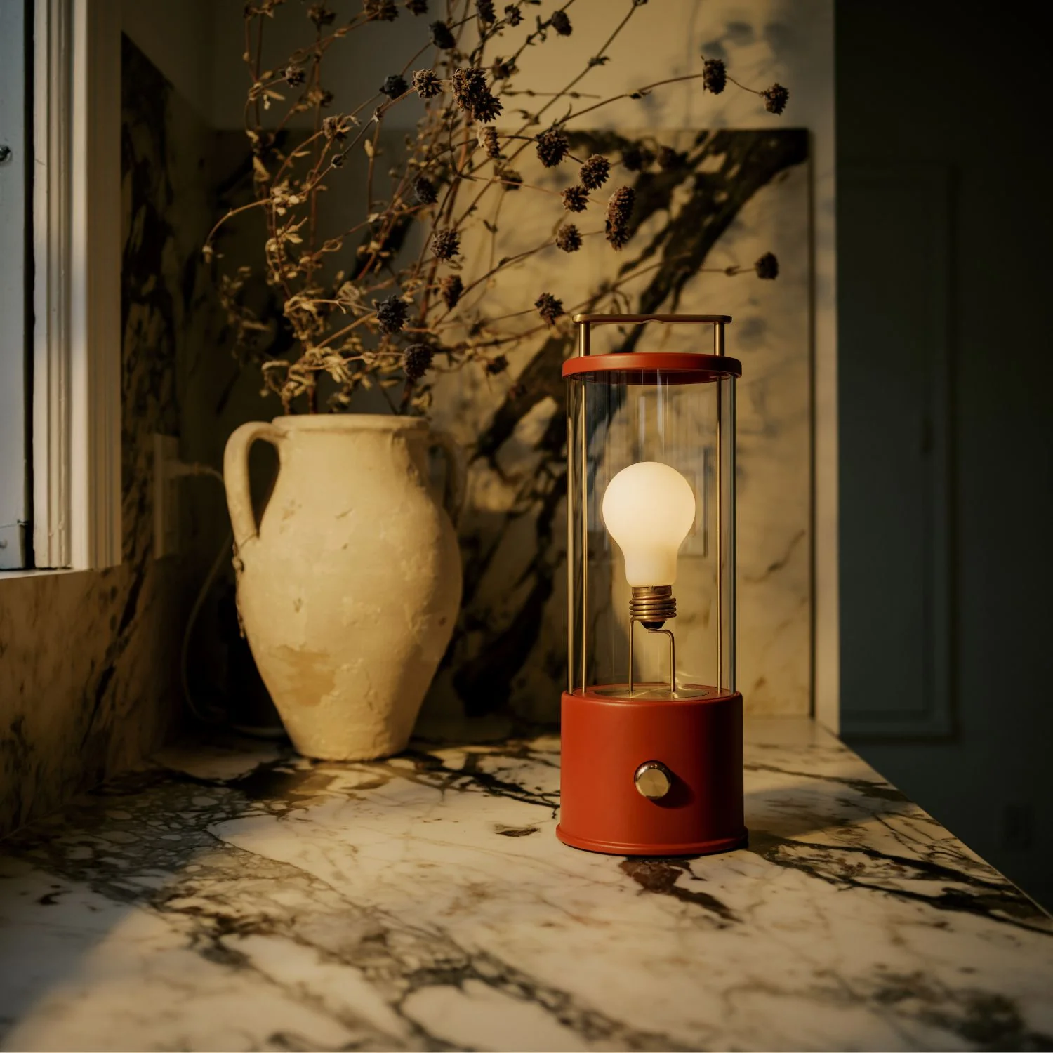 The Muse 1.0 Portable Lamp in Pomona Red - Set of 2 - Image 3