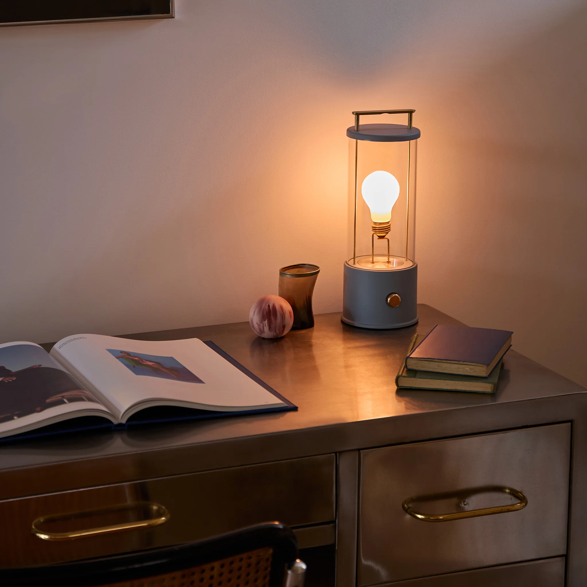 The Muse 1.0 Portable Lamp in Selvedge Blue - Image 3