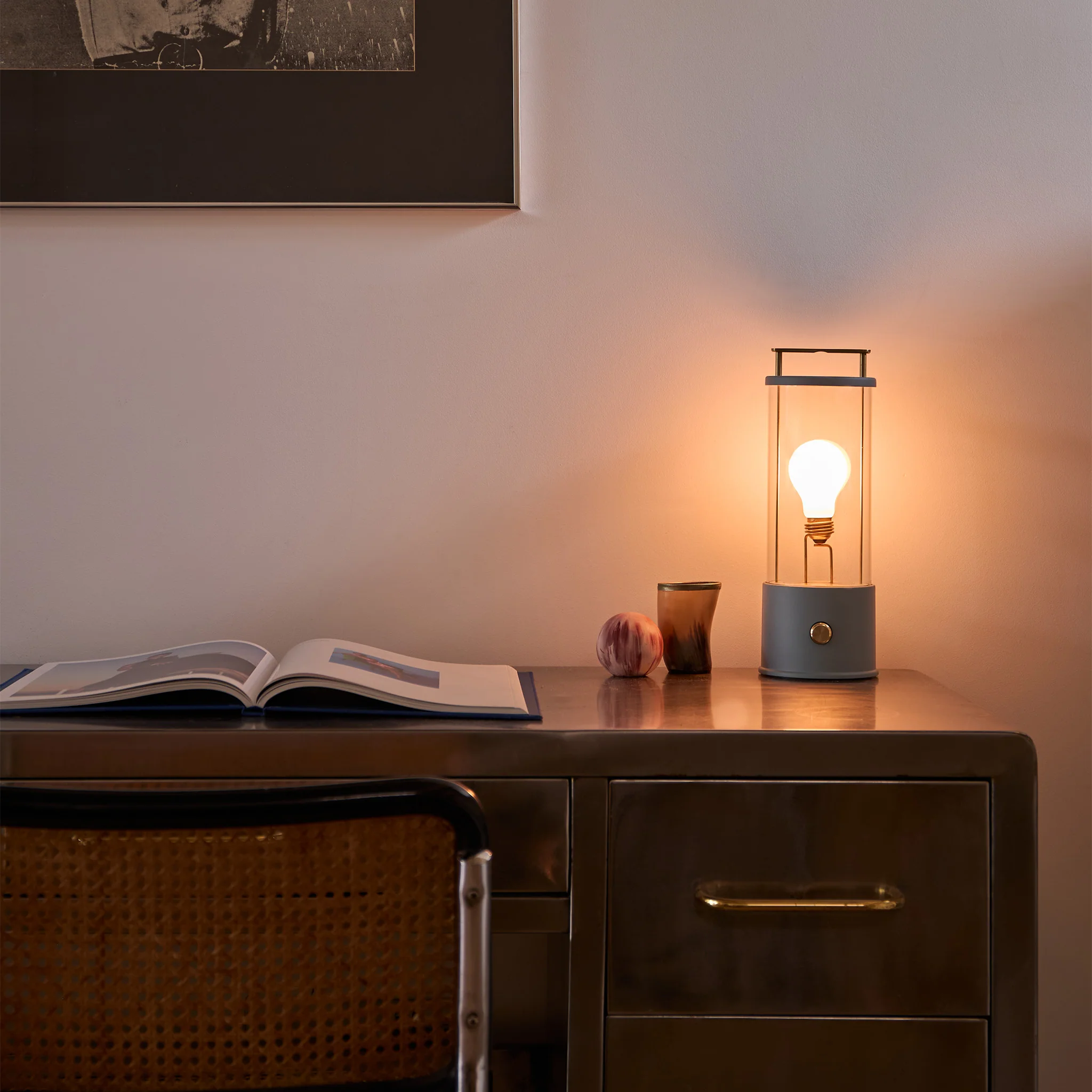 The Muse 1.0 Portable Lamp in Selvedge Blue Bundle - Image 5