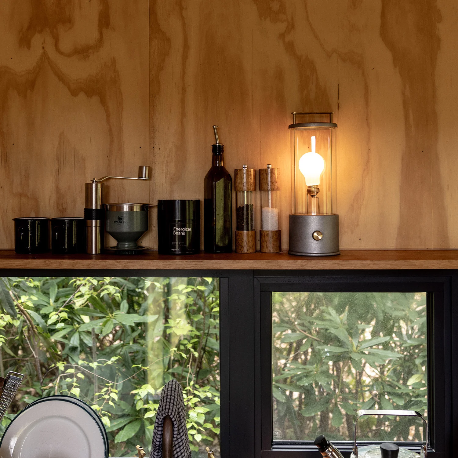 The Rugged Muse 1.0 Portable Lamp in Raw Aluminium - Image 2