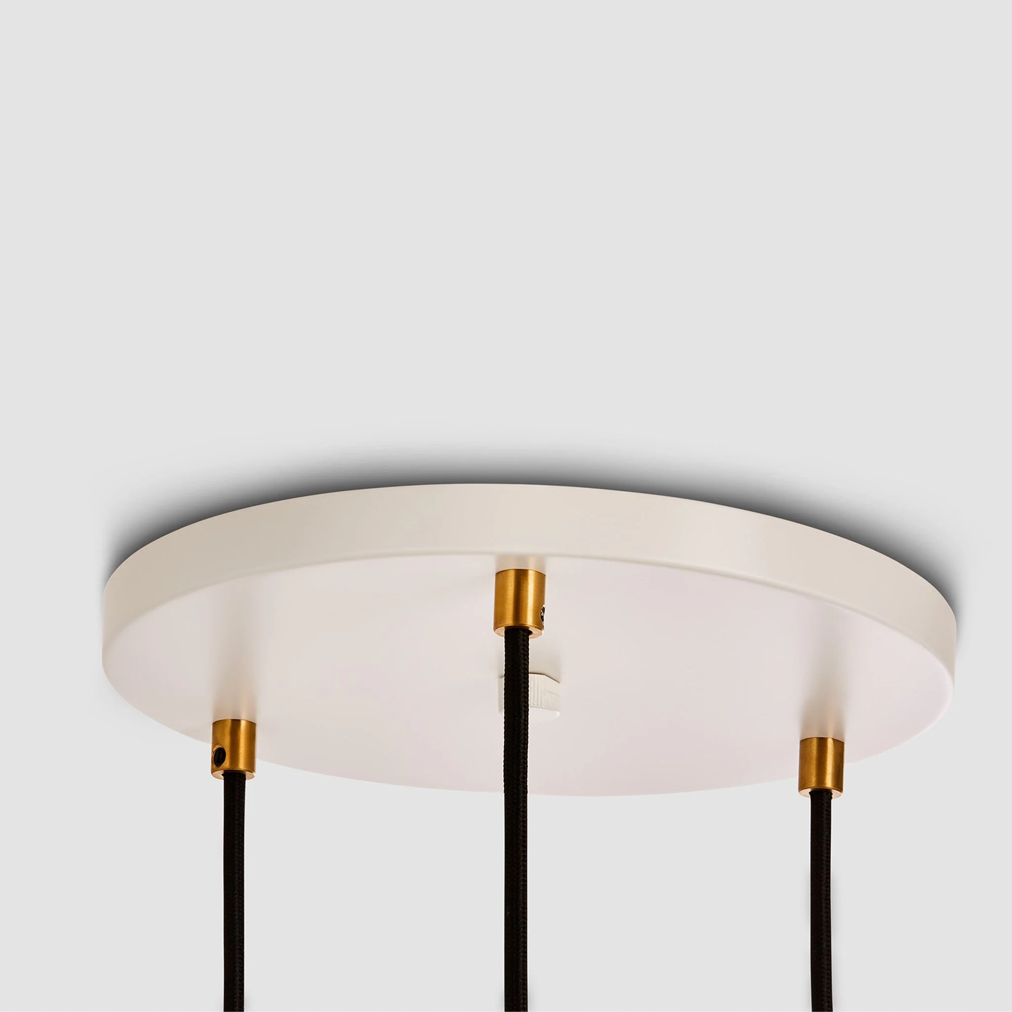 Triple Pendant in Brass + Voronoi II - Image 8