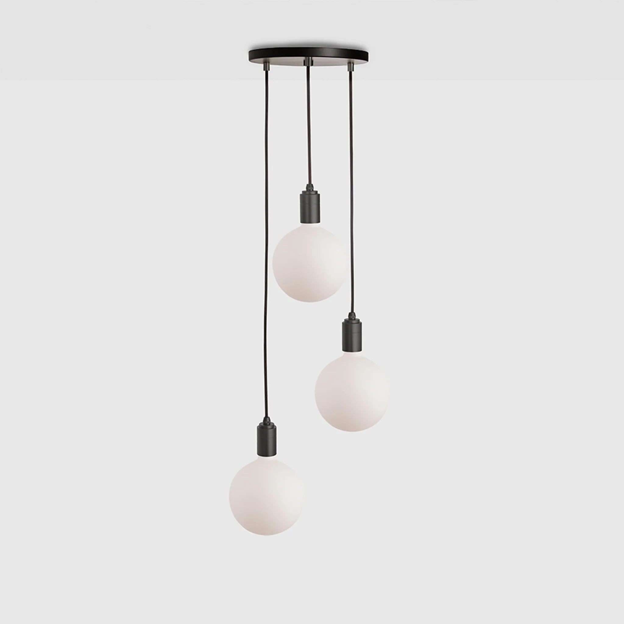 Triple Pendant in Graphite + Sphere IV - Image 4