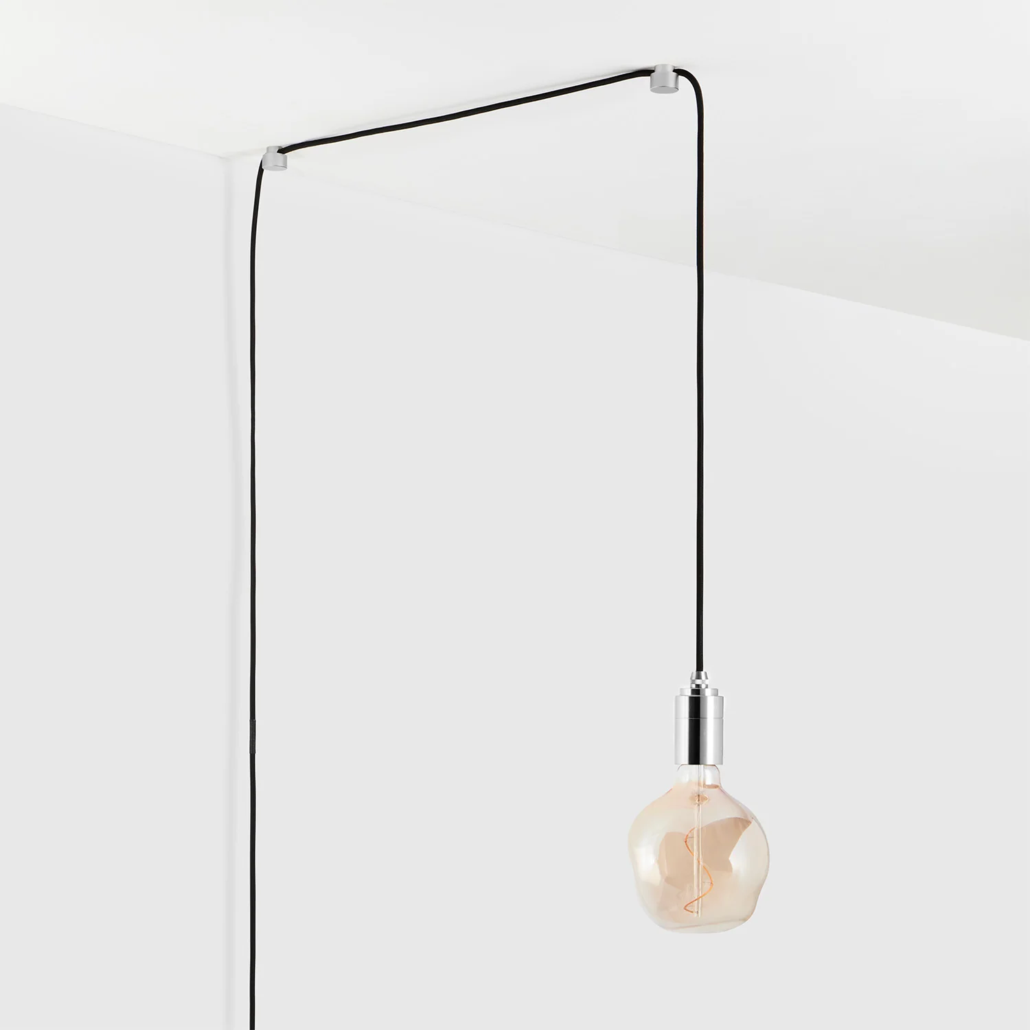 Voronoi I Plug-In Pendant in Stainless Steel - Image 7