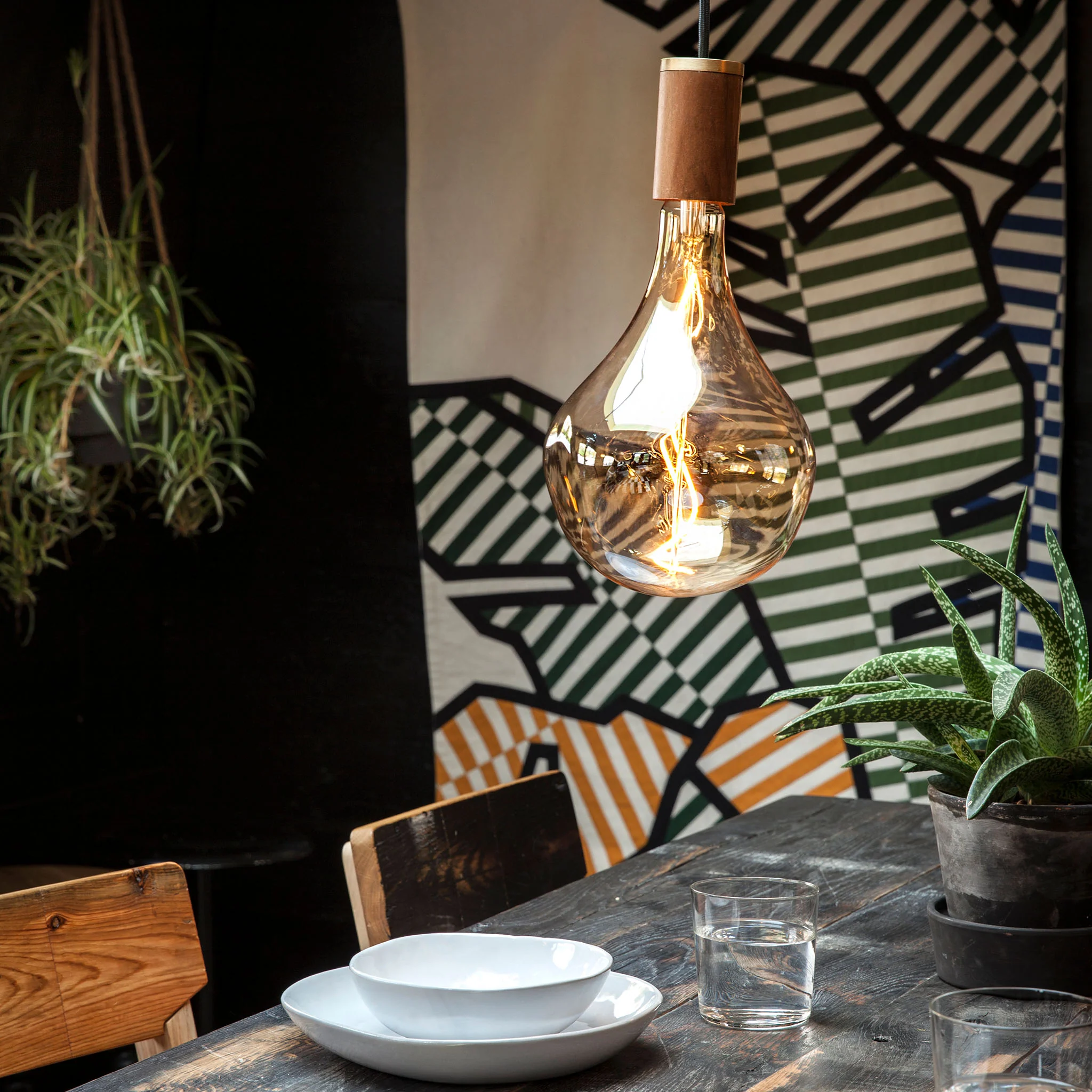 Voronoi II Pendant Light in Walnut - Image 3