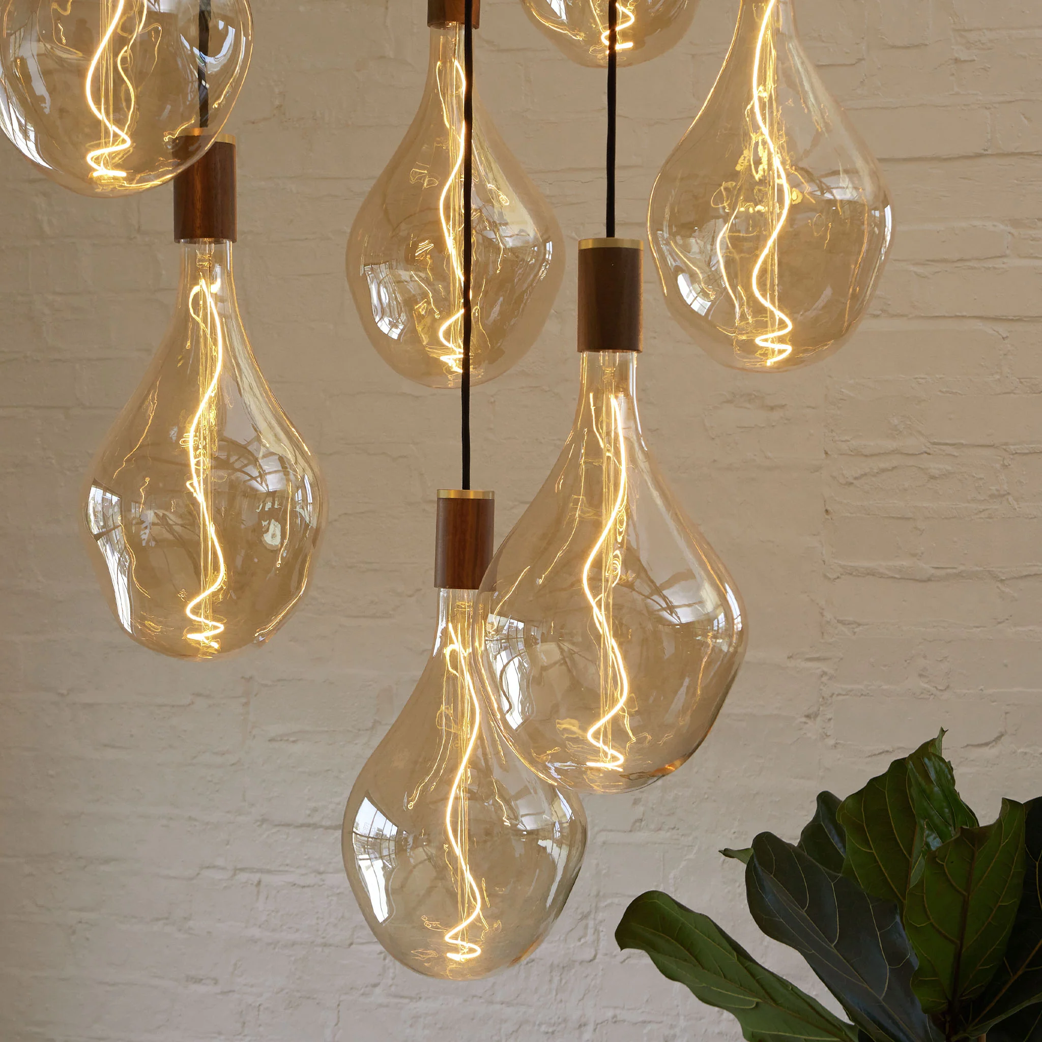 Voronoi III Pendant Light in Walnut - Image 4